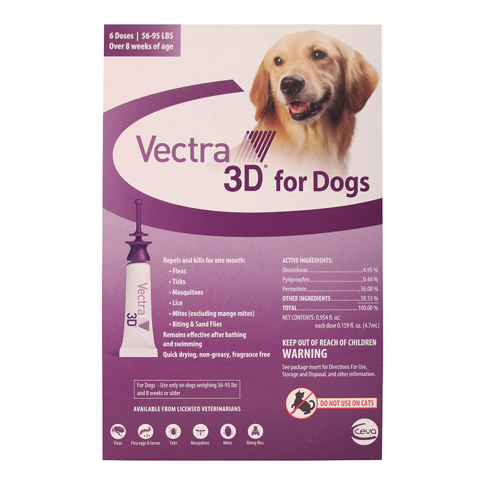 Vectra 3d for dogs 56 to 95 lbs Clearance