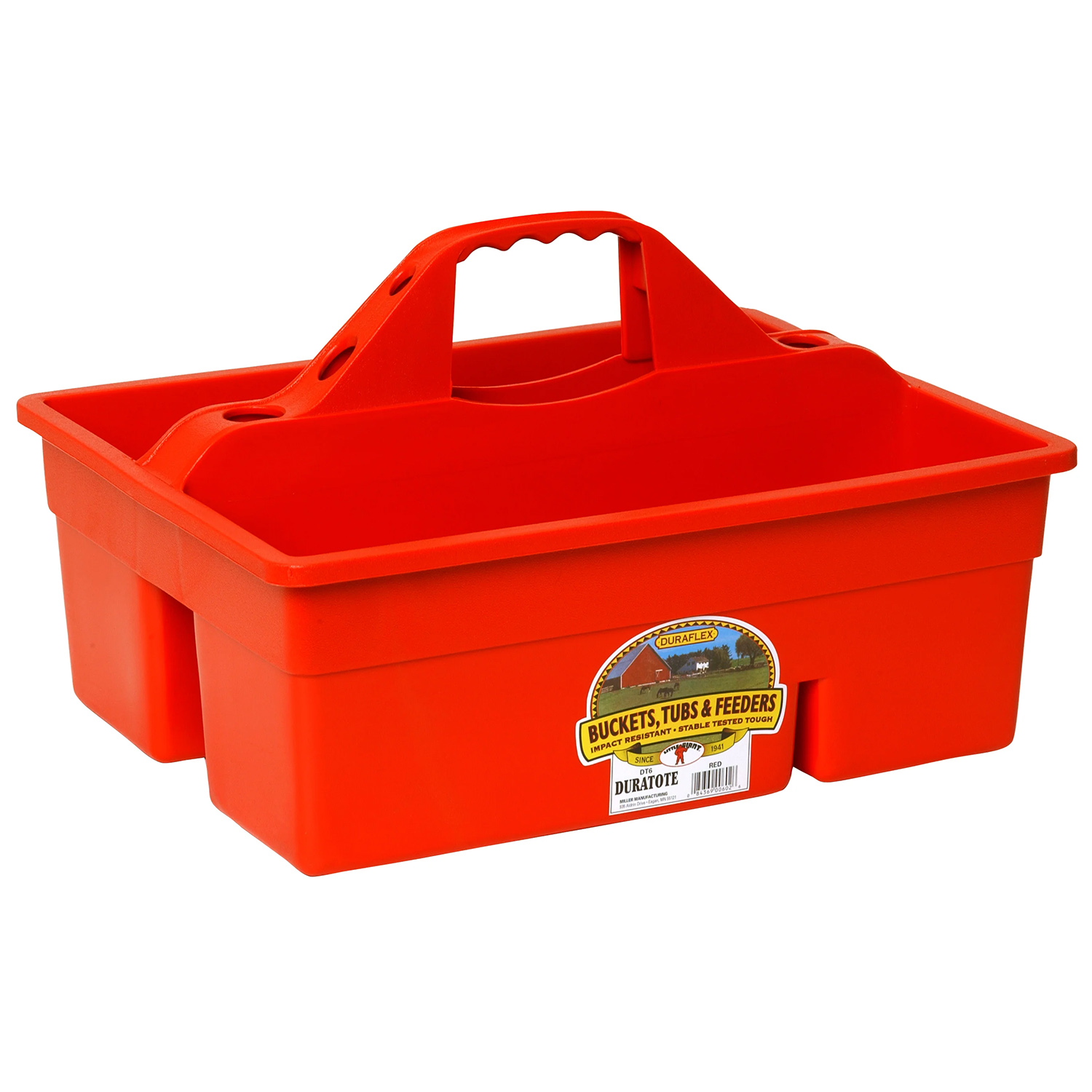 Dura Tote 17″ x13″ x 10.5″ Color: Red